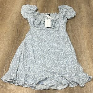 Red Dress Boutique Blue Floral Mini Dress